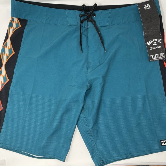 Billabong Other - Billabong Men's Swim Trunks Recycler Dbah Airlite Teal Size 36 9" Length